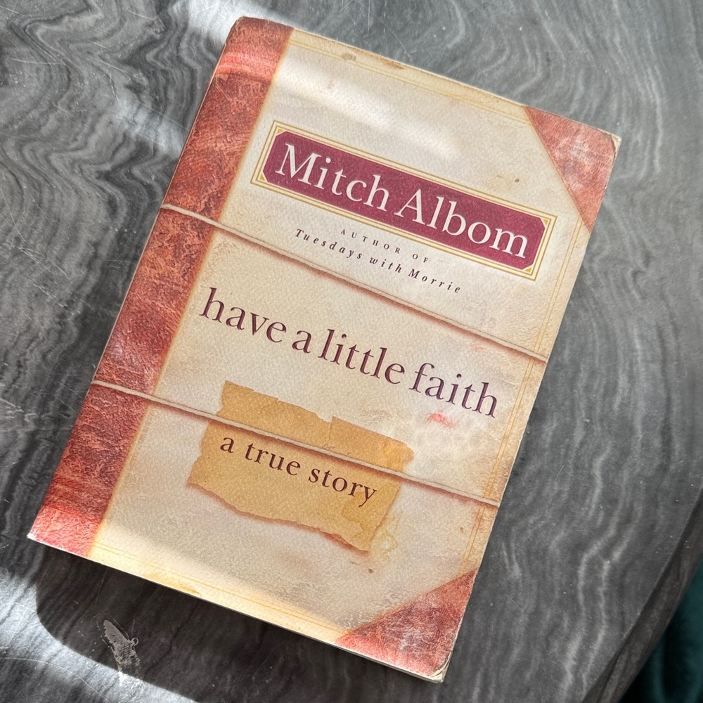 Mitch Albom 'Have a Little Faith' Book